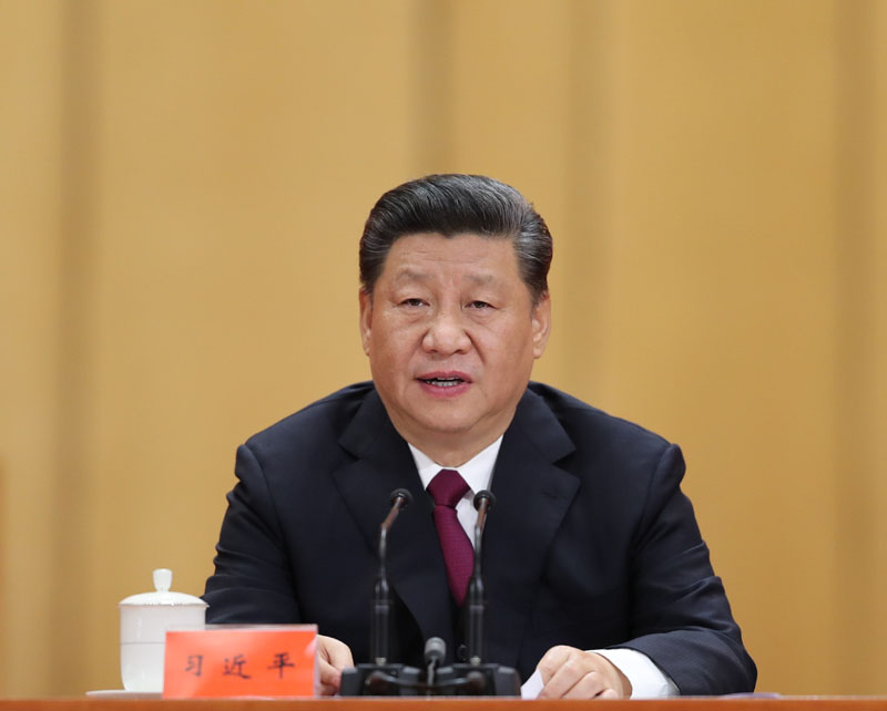 4月30日，紀(jì)念五四運(yùn)動(dòng)100周年大會(huì)在北京人民大會(huì)堂隆重舉行。中共中央總書記、國家主席、中央軍委主席習(xí)近平在大會(huì)上發(fā)表重要講話。