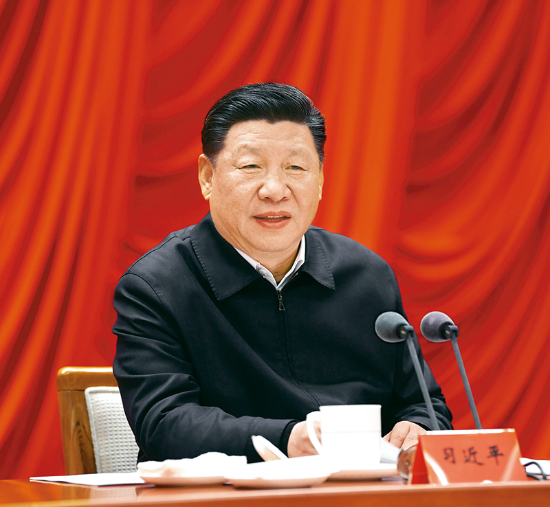 　　2019年1月21日，省部級主要領(lǐng)導(dǎo)干部堅(jiān)持底線思維著力防范化解重大風(fēng)險(xiǎn)專題研討班在中央黨校開班。中共中央總書記、國家主席、中央軍委主席習(xí)近平在開班式上發(fā)表重要講話。 新華社記者 饒愛民/攝